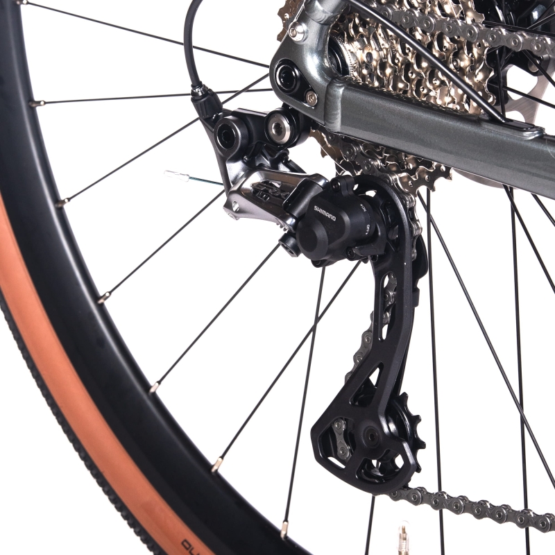 Rower gravel Unibike Geos grafitowy 2025