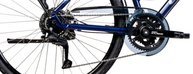 Rower trekkingowy damski Unibike Voyager granatowy 2025
