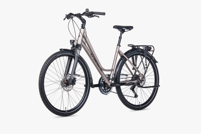 Rower trekkingowy Unibike Voyager Tytanowy