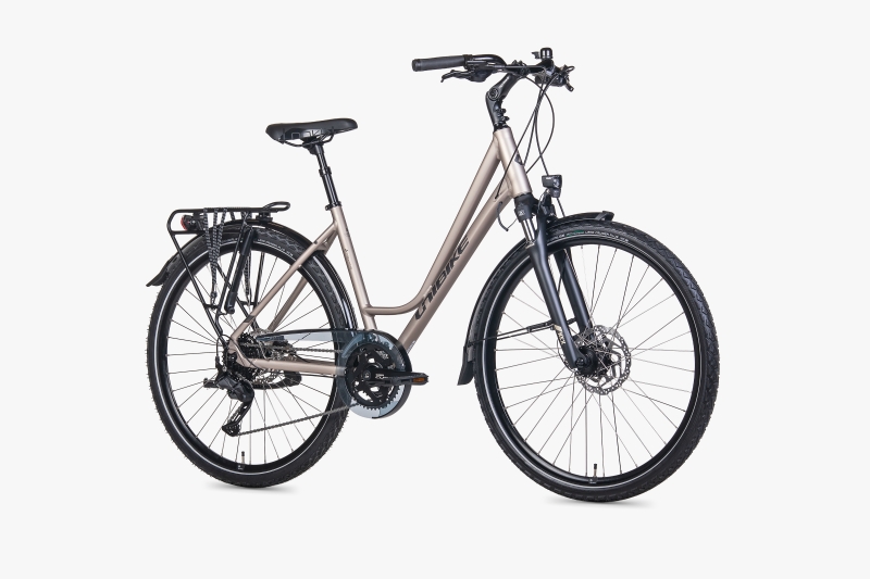 Rower trekkingowy Unibike Voyager Tytanowy