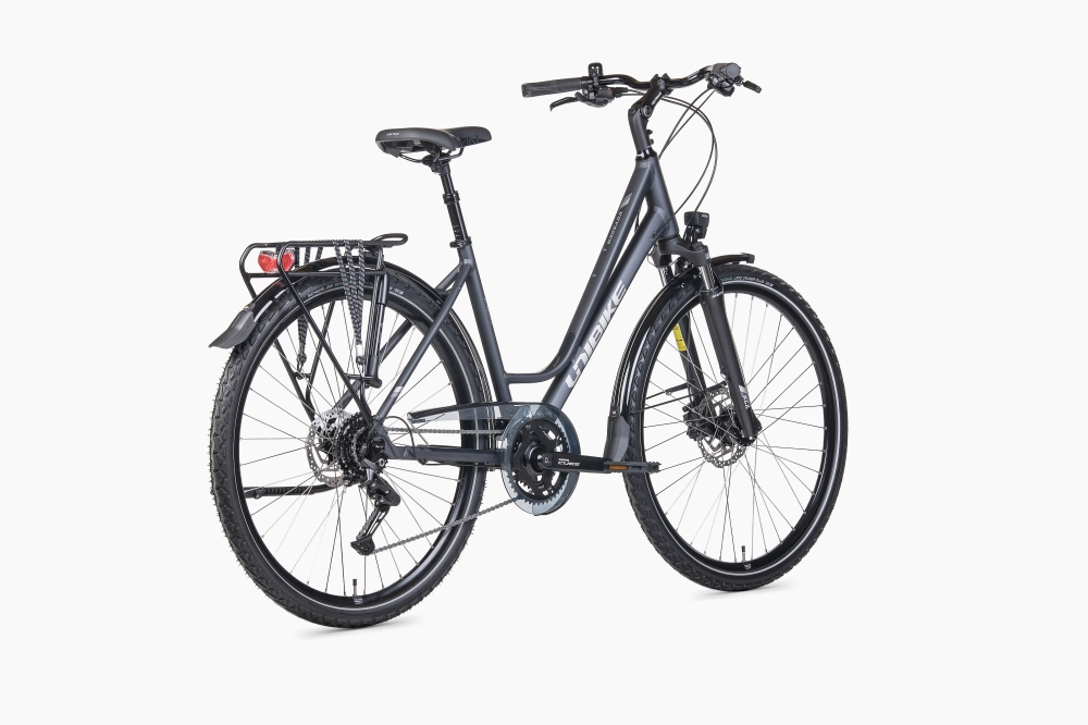 Rower trekkingowy Unibike Voyager Szary