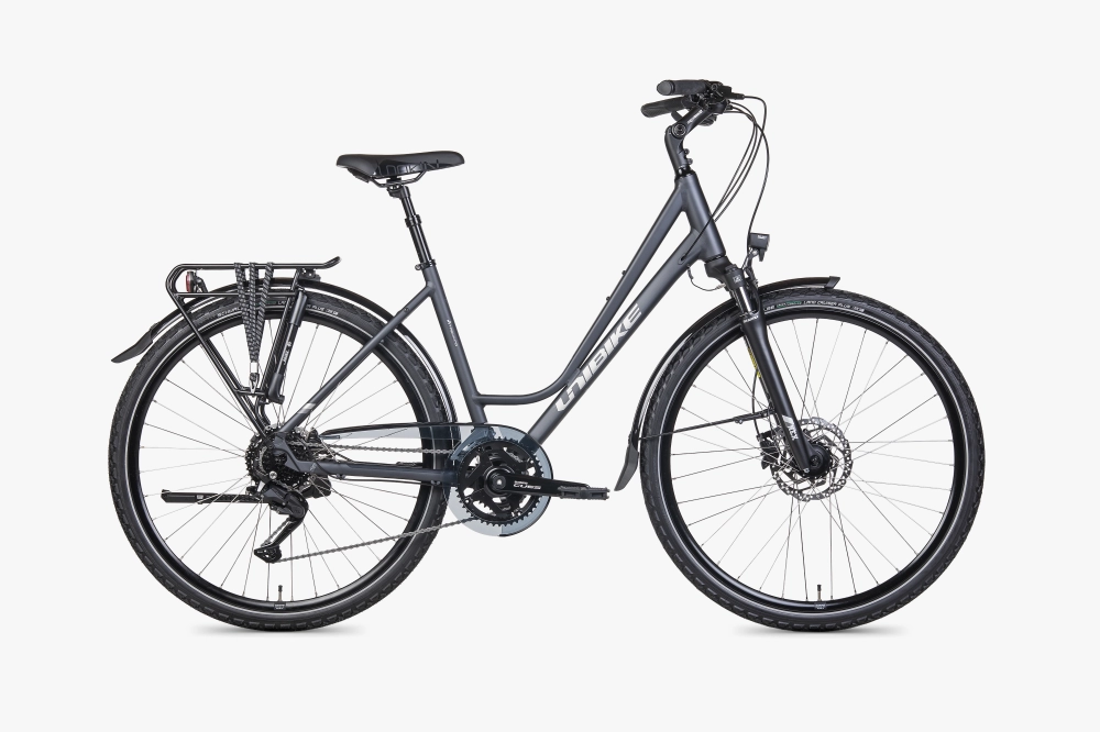 Rower trekkingowy Unibike Voyager Szary