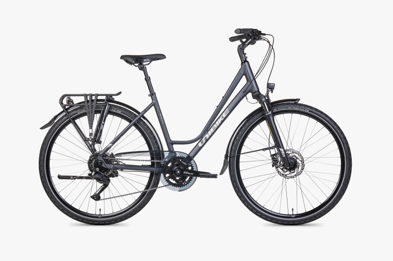 Rower trekkingowy Unibike Voyager Szary
