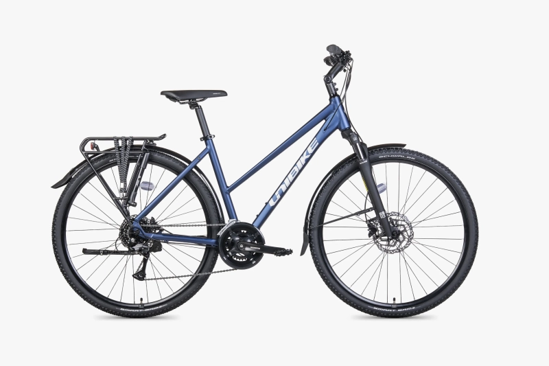 Rower crossowy damski Unibike Flash EQ Granatowy