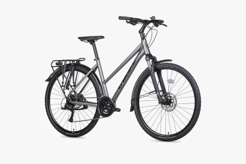 Rower crossowy damski Unibike Flash EQ Grafitowy