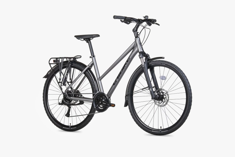 Rower crossowy damski Unibike Flash EQ Grafitowy