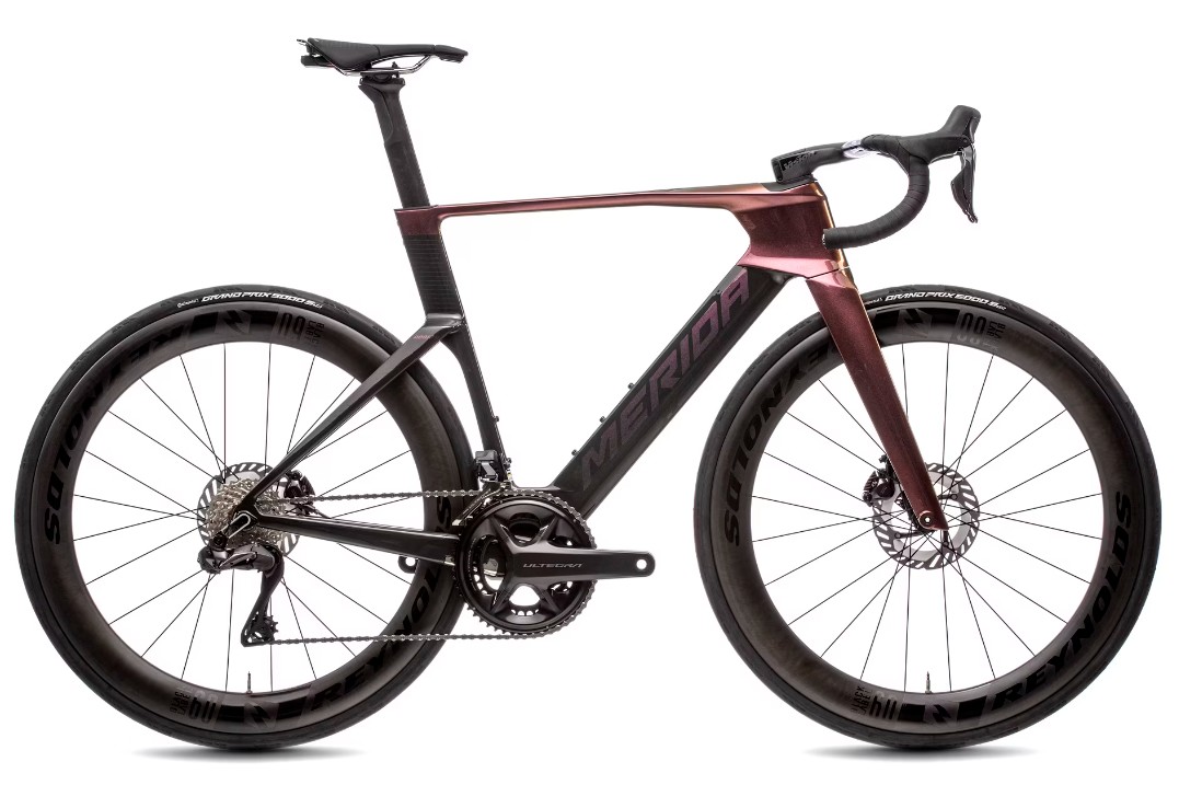 MERIDA REACTO 8000 Rainbow Purple Black 2027 – widok 360